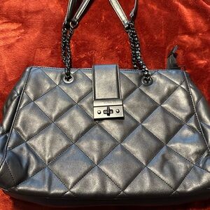 Aldo Black Quilted Shoulder Bag